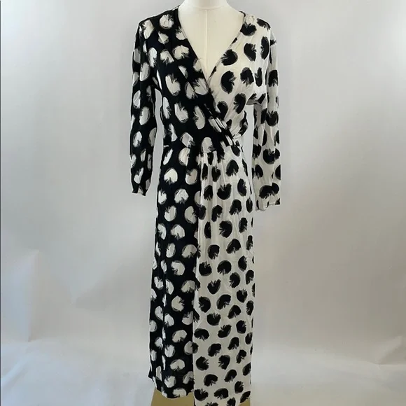 BOSS Danotta Palm Wrap Dress, US 4 - Picture 5 of 14